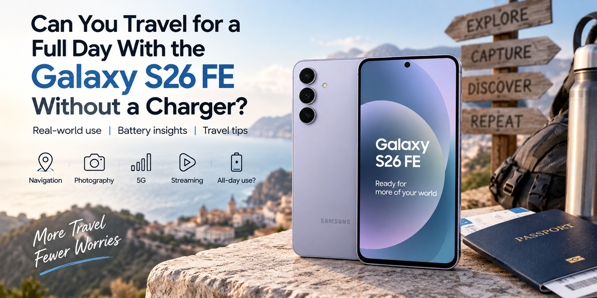 Can You Travel for a Full Day With the Galaxy S26 FE Without a Charger?