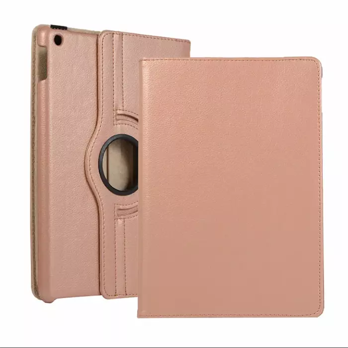 360 Rotating Leather Smart Case iPad Rose Gold