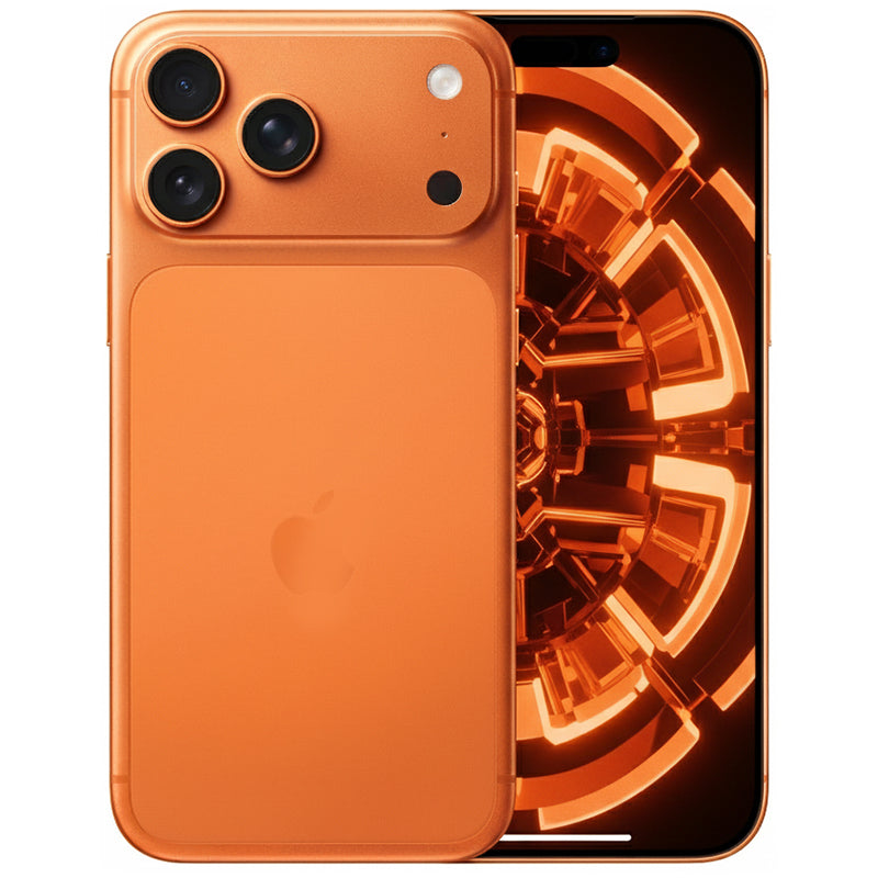 Apple iPhone 17 Pro Max (A3526 256GB 5G) Cosmic Orange Front Back
