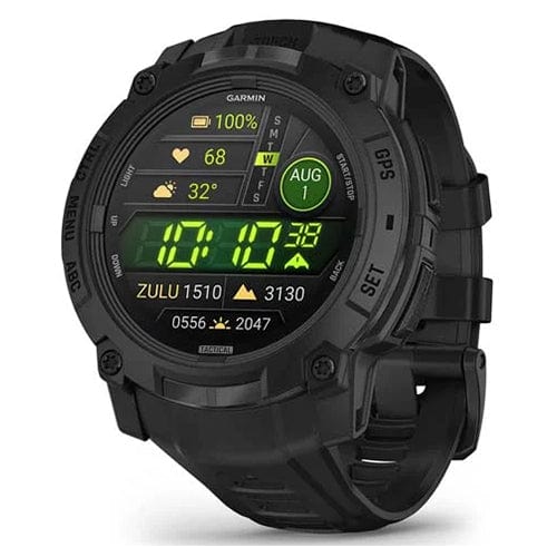 Garmin Smart Watch Garmin Instinct 3 (AMOLED Tactical Edition GPS Smartwatch 50mm) - Black