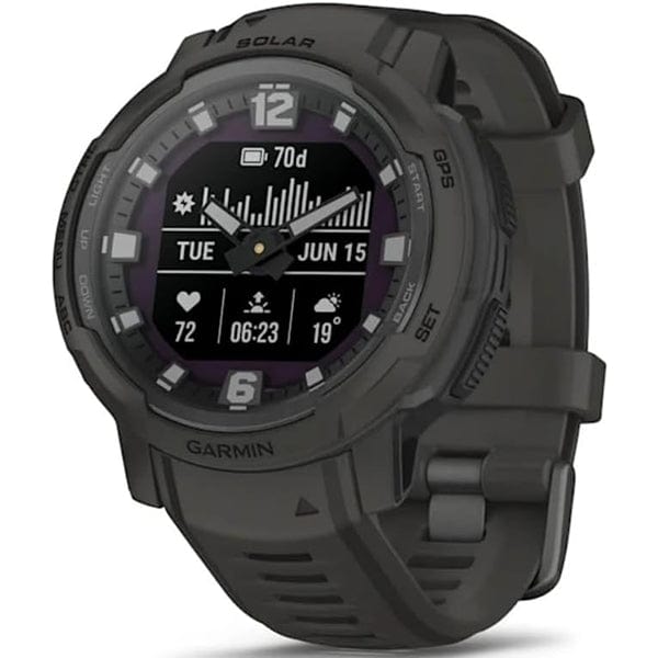 Garmin Smart Watch Garmin Instinct Crossover (Standard Edition Solar GPS Smartwatch) - Graphite