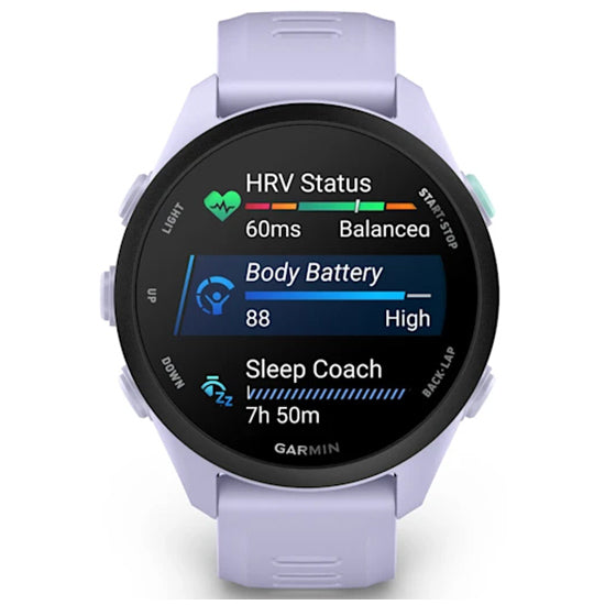 Garmin Forerunner 70 GPS unning Smartwatch Lavender Front 2