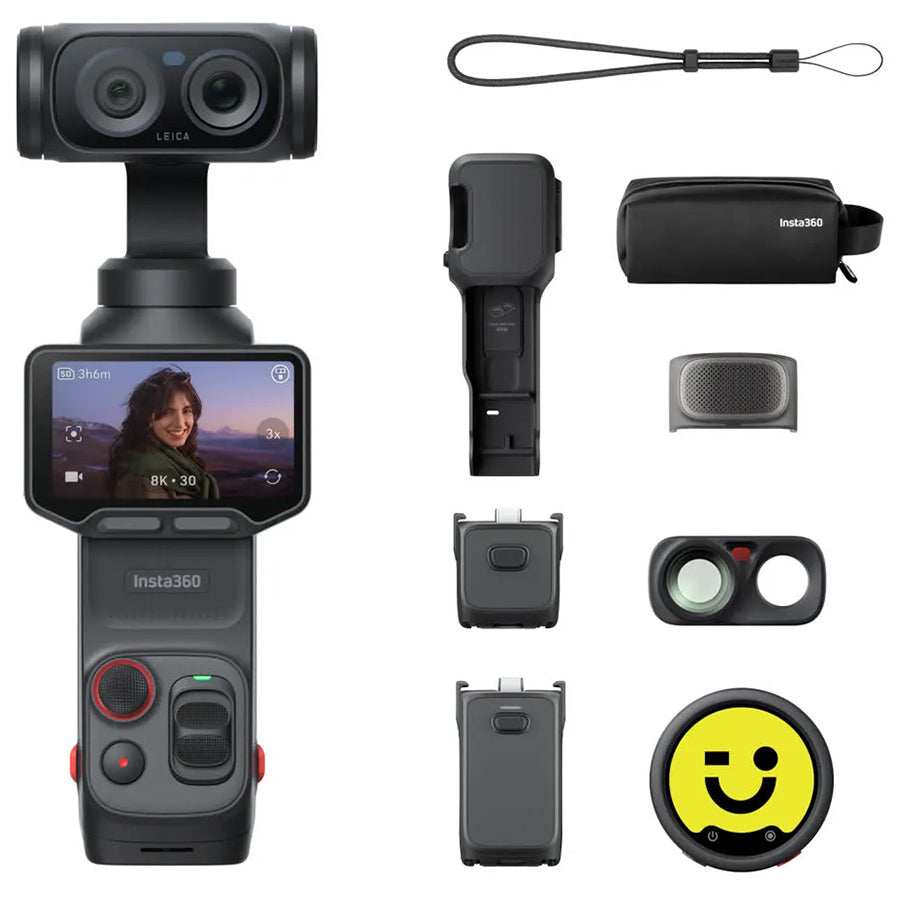 Insta360 Luna Ultra 8K Gimbal Camera (Creator Bundle) Black