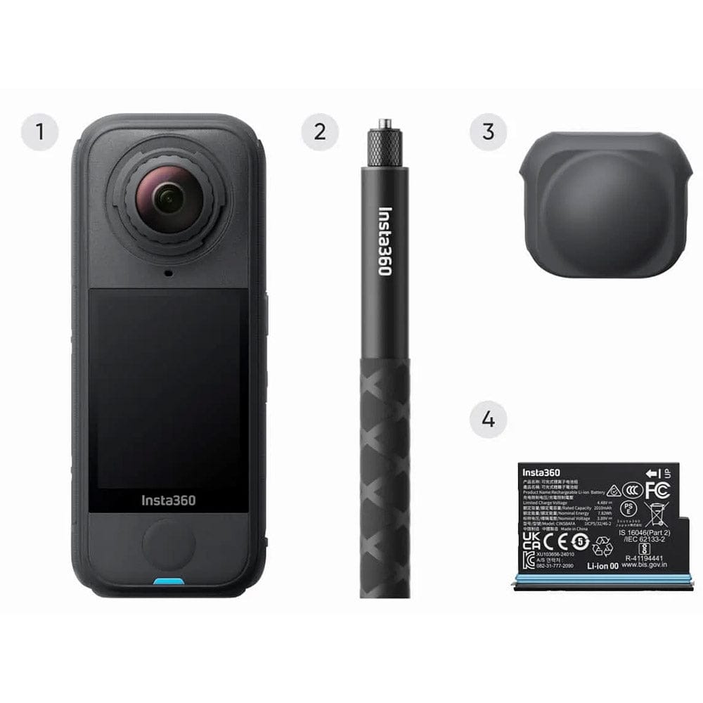 Insta360 Action Cameras Insta360 X4 Air 8K 360 Action Camera (Starter Bundle)