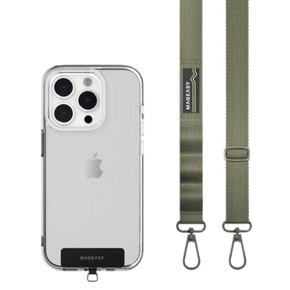 MagEasy Original Accessories Army Green MagEasy Phone Strap and Strap Card (20mm)
