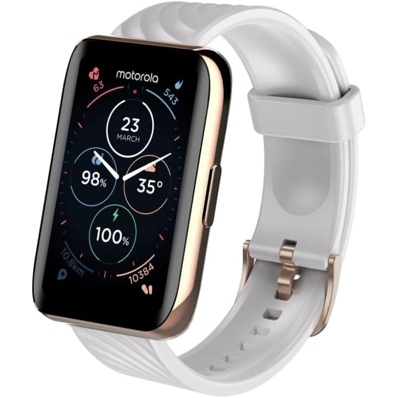 Motorola Smart Watch Rose Gold Motorola Moto Watch 40 (Bluetooth Smartwatch)