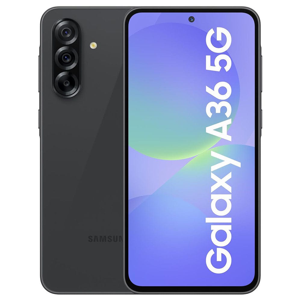 Samsung Mobile Awesome Black Samsung Galaxy A36 (A366B-DS Dual SIM 12GB RAM 256GB 5G)