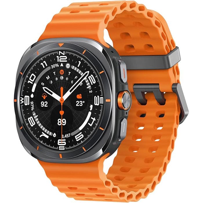 Samsung Galaxy Watch Ultra (2025) smartwatch with a 47mm case, round display and 4G LTE connectivity.