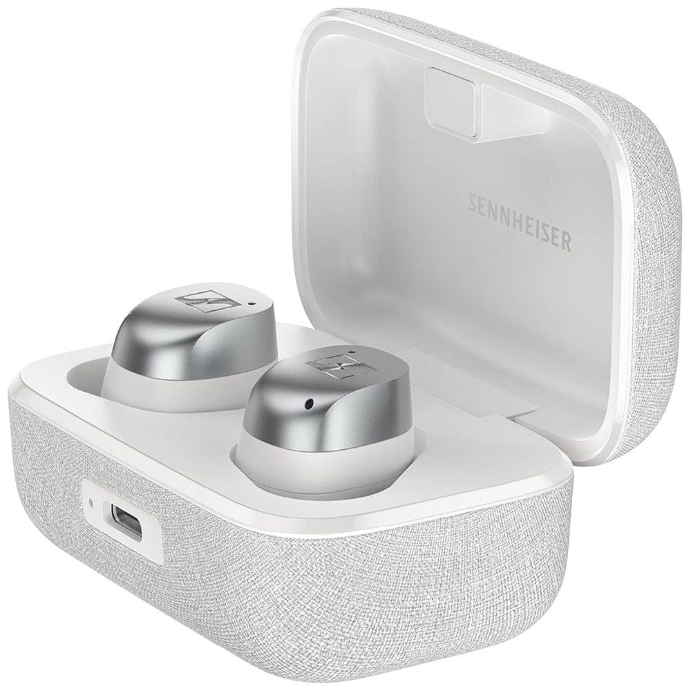 Sennheiser Headphones White Silver Sennheiser Momentum True Wireless 4 (4th Generation) In-Ear Headphones