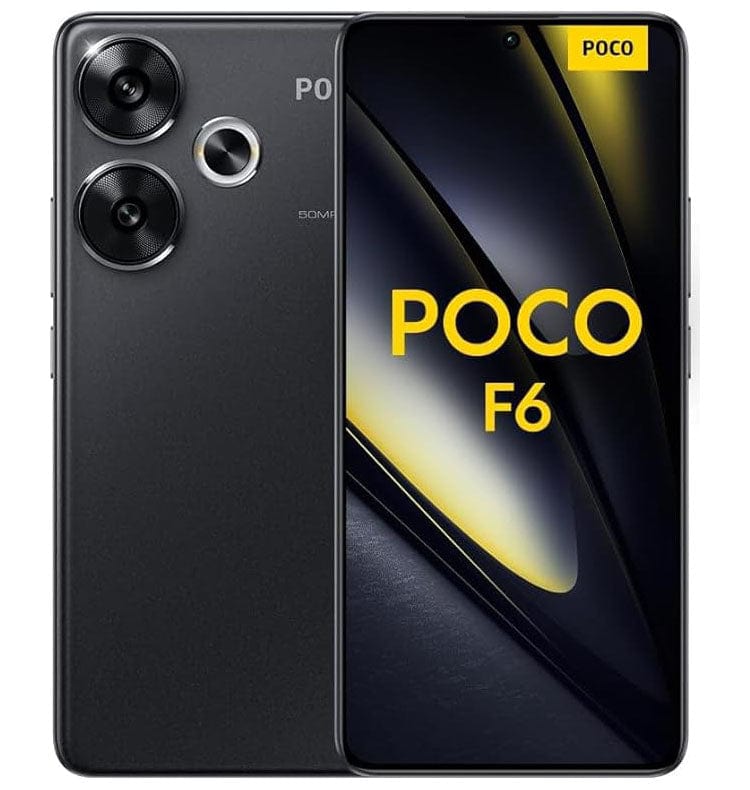 Xiaomi Mobile Black Xiaomi Poco F6 (Dual SIM 8GB RAM 256GB 5G)