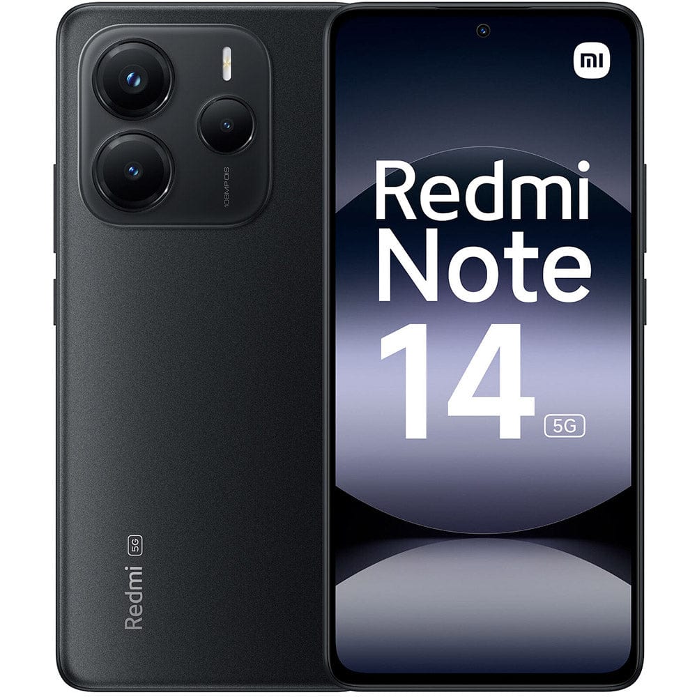 Xiaomi Mobile Midnight Black Xiaomi Redmi Note 14 (Dual SIM Global Version 8GB RAM 256GB 5G)