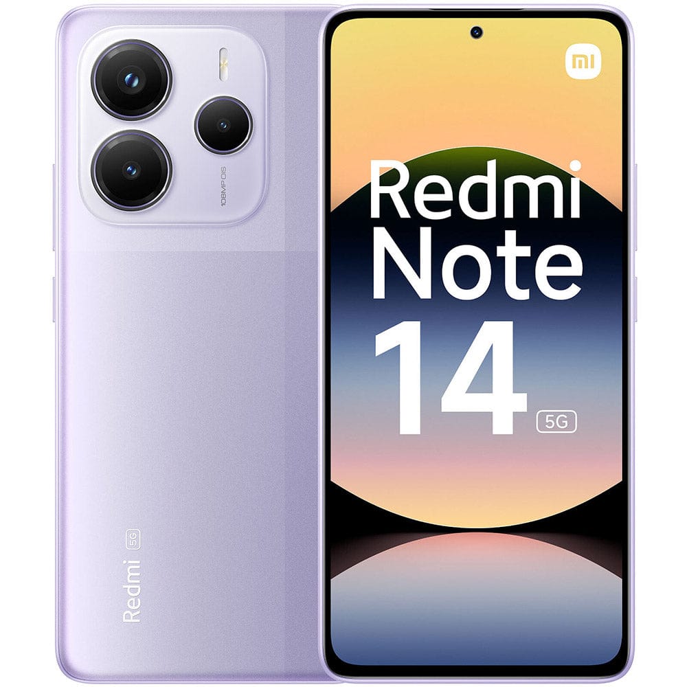 Xiaomi Mobile Lavender Purple Xiaomi Redmi Note 14 (Dual SIM Global Version 8GB RAM 256GB 5G)