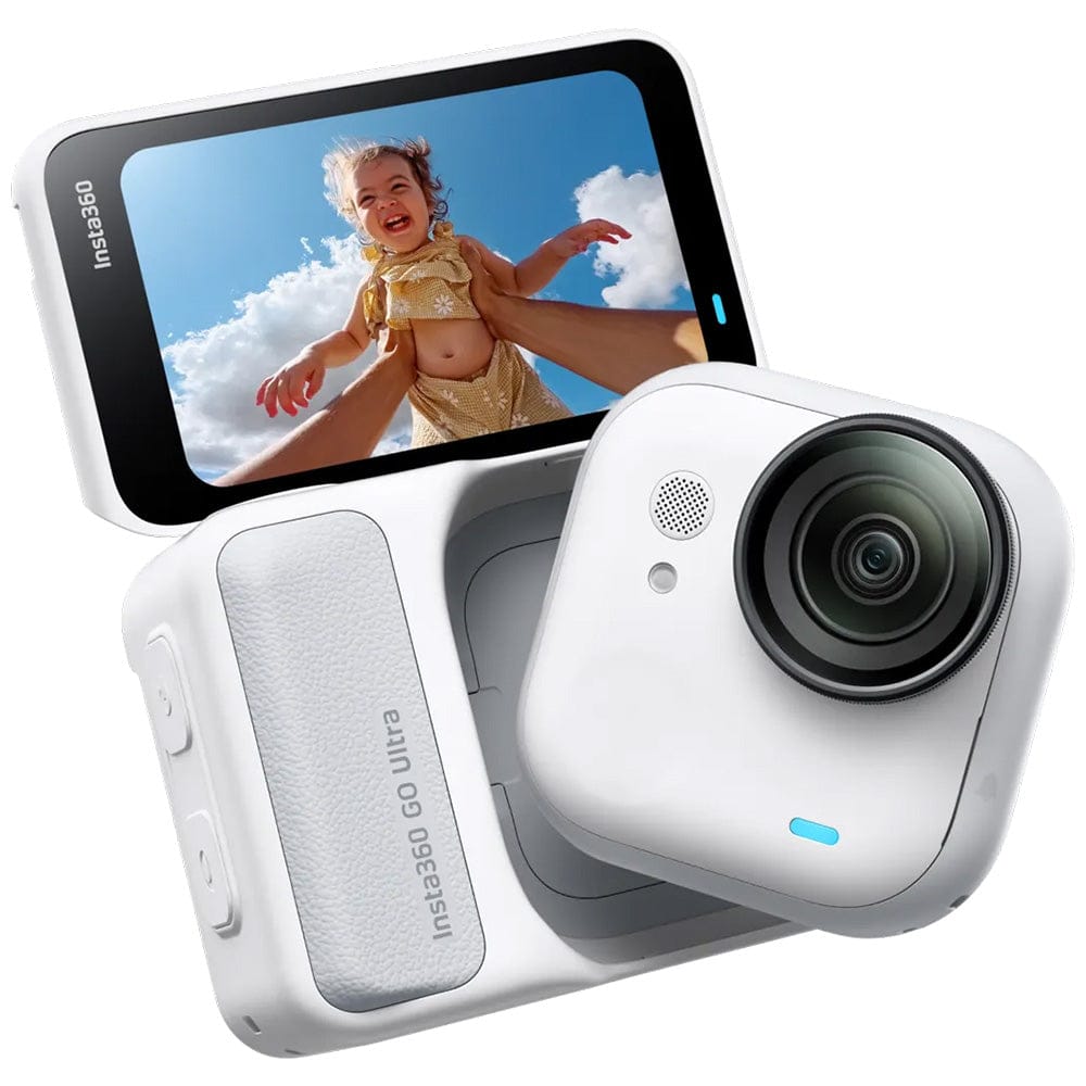 Insta360 GO Ultra Action Camera Standard Bundle featuring a compact wearable camera designed for hands-free action recording and everyday adventures.