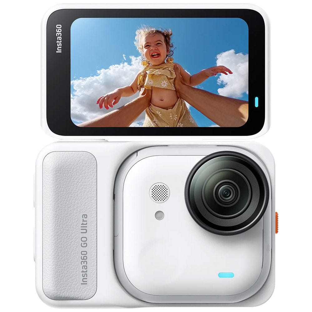Insta360 GO Ultra Action Camera Standard Bundle featuring a compact wearable camera designed for hands-free action recording and everyday adventures.