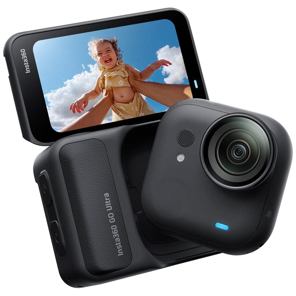 Insta360 GO Ultra Action Camera Standard Bundle featuring a compact wearable camera designed for hands-free action recording and everyday adventures.