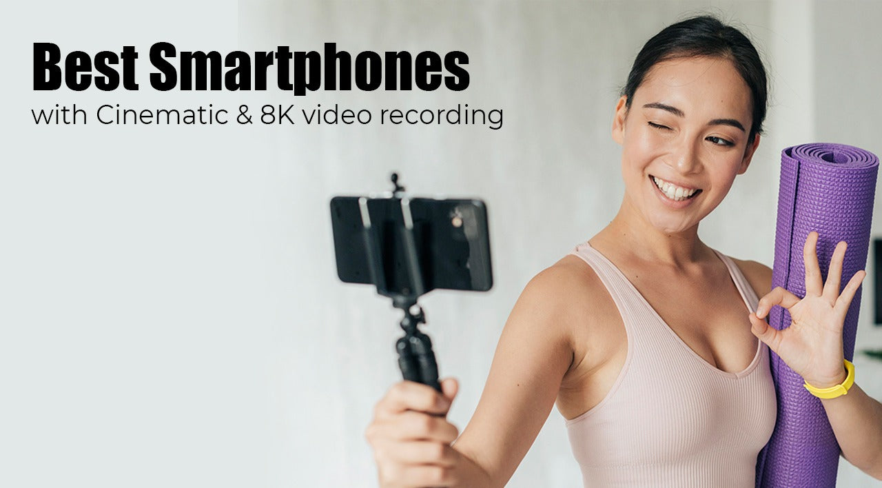 Smartphones with cinematic video recording