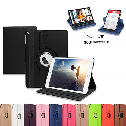 360 Rotating Leather Smart Case iPad-01