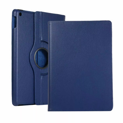 360 Rotating Leather Smart Case iPad Blue