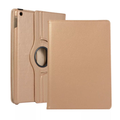 360 Rotating Leather Smart Case iPad Gold