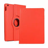 360 Rotating Leather Smart Case iPad Red