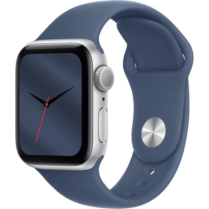 Apple Smart Watch Apple Watch SE 2 GPS MXEC3 40mm Silver Aluminium Case with Denim Sport Band S/M