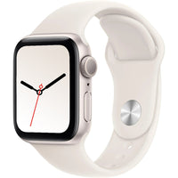 Apple Watch SE 2 GPS MXEF3 40mm Starlight Aluminium Case with Starlight Sport Band S/M