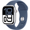 Apple Smart Watch Apple Watch Series 10 GPS MWX03 46mm Silver Aluminium Case with Sport Band
