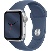 Apple Watch SE 2 GPS MXET3 44mm Silver Aluminium Case with Denim Sport Band SM