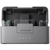 DJI Mic Mini wireless microphone system with 2 transmitters, 1 receiver, and charging case, featuring a compact lightweight design, high-quality audio recording, intelligent noise reduction, long battery life, and reliable wireless connectivity for vlogging, interviews, livestreaming, filmmaking, and content creation.
