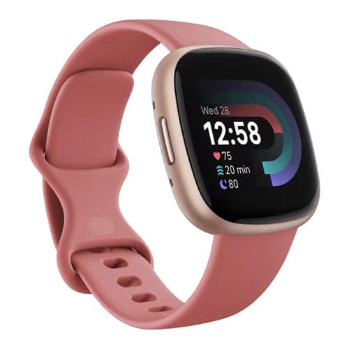 Fitbit Smart Watch Pink Sand/Copper Rose Aluminum Fitbit Versa 4 Smart Watch