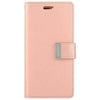 Goospery Rich Diary Book Case for iPhone 16 Pro Max Rose