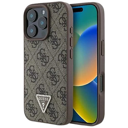 Guess Original Accessories Brown Guess 4D Diamond Edition Case for iPhone 16 Pro