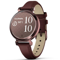 Garmin Lily 2 Classic Stylish Smartwatch Dark Bronze with Mulberry Leather Band