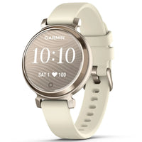 Garmin Lily 2 Stylish Smartwatch Cream Gold with Coconut Silicone Band