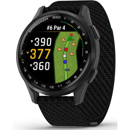 Garmin Smart Watch Black Garmin Approach S50 (GPS Golf Smartwatch 43mm)