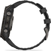 Garmin Smart Watch Garmin Fenix 8 47mm AMOLED Sapphire Carbon Grey DLC Titanium with Black/Pebble Grey Silicone Band