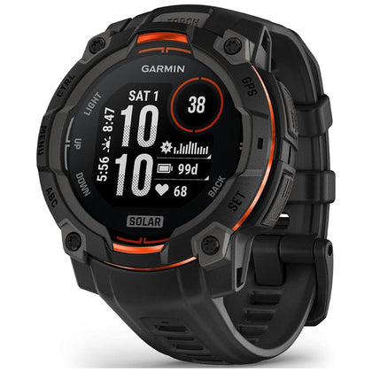 Garmin Smart Watch Black Garmin Instinct 3 (Solar Rugged GPS Smartwatch 50mm)