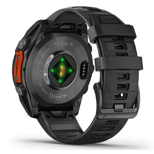 Garmin Smart Watch Garmin Fenix 8 47mm AMOLED Slate Grey with Black Silicone Band