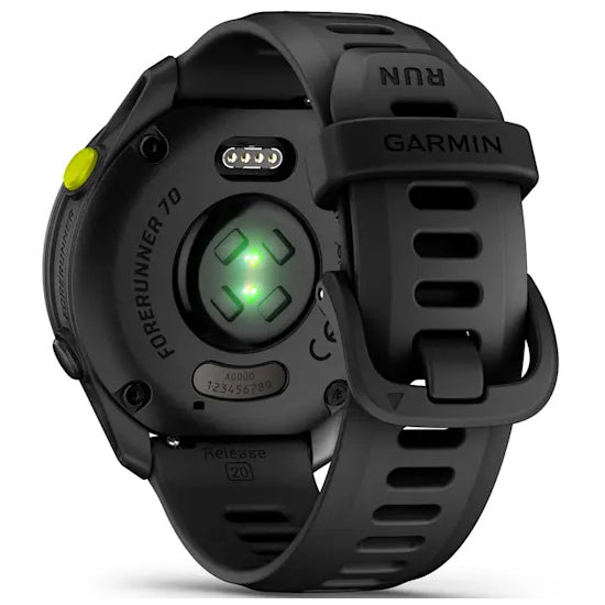 Garmin Forerunner 70 GPS   unning Smartwatch Black Back
