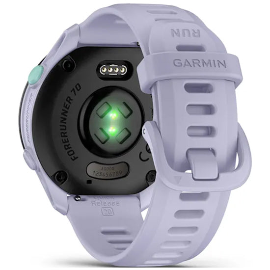 Garmin Forerunner 70 GPS   unning Smartwatch Lavender Side  2