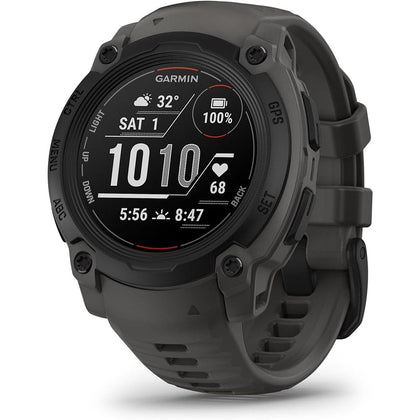 Garmin Smart Watch Black with Charcoal Band Garmin Instinct E (Rugged GPS Smartwatch 40mm)