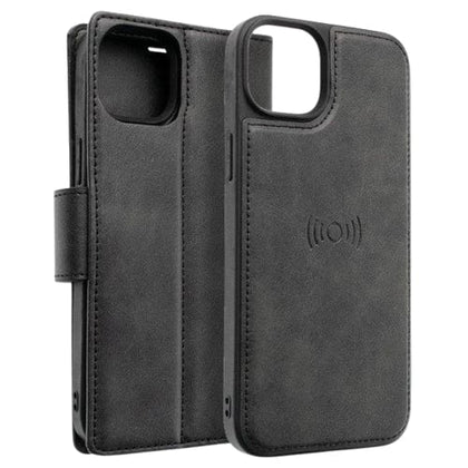 Hanman 2 in 1 Detachable Wallet Case for iPhone 16 Pro Max Black - 2