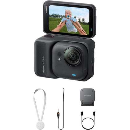 Insta360 Action Cameras Midnight Black Insta360 GO Ultra Action Camera (Standard Bundle)