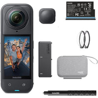 Insta360 Action Cameras Insta360 X5 Waterproof 8K 360 Action Camera (Essentials Bundle)