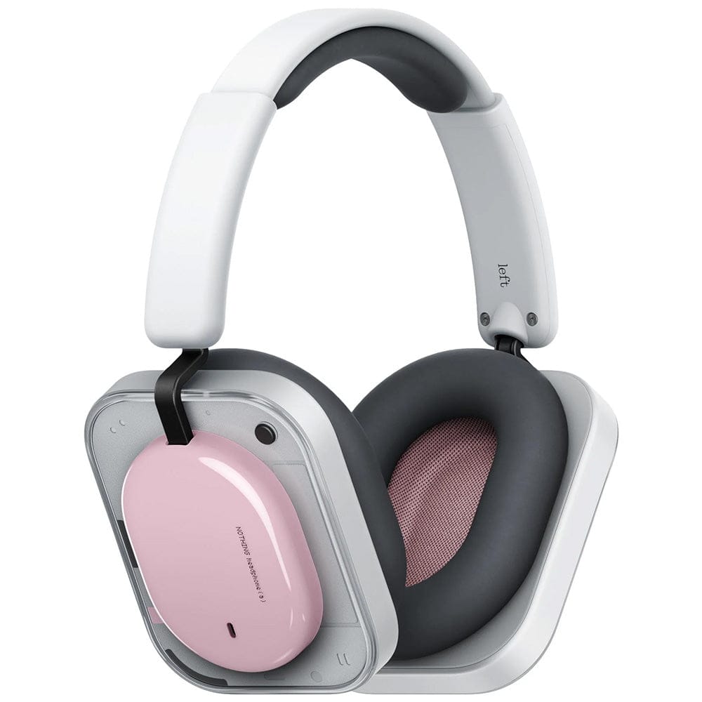 Nothing Headphone (a) wireless over-ear headphones featuring a modern transparent-inspired design, premium audio drivers, active noise cancellation, comfortable cushioned earcups, long battery life, and Bluetooth connectivity for immersive music listening, calls, travel, and everyday entertainment.