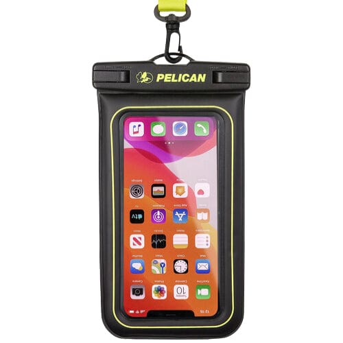 Pelican Original Accessories Black/Neon Green Pelican Outdoor Marine Waterproof Floating Smartphone Pouch