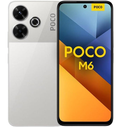 Xiaomi Mobile Silver Xiaomi Poco M6 (Dual SIM 8GB RAM 256GB 4G)