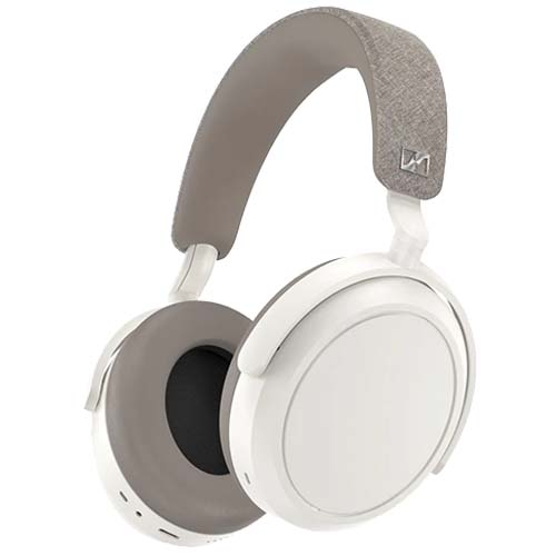 Sennheiser Momentum 4 Noise Cancelling Wireless Over-Ear Headphones with premium sound, adaptive ANC, comfortable ear cushions and long battery life.