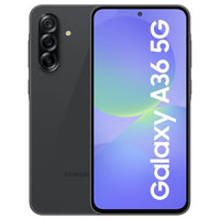 Samsung Mobile Awesome Black Samsung Galaxy A36 (A366B-DS Dual SIM 12GB RAM 256GB 5G)