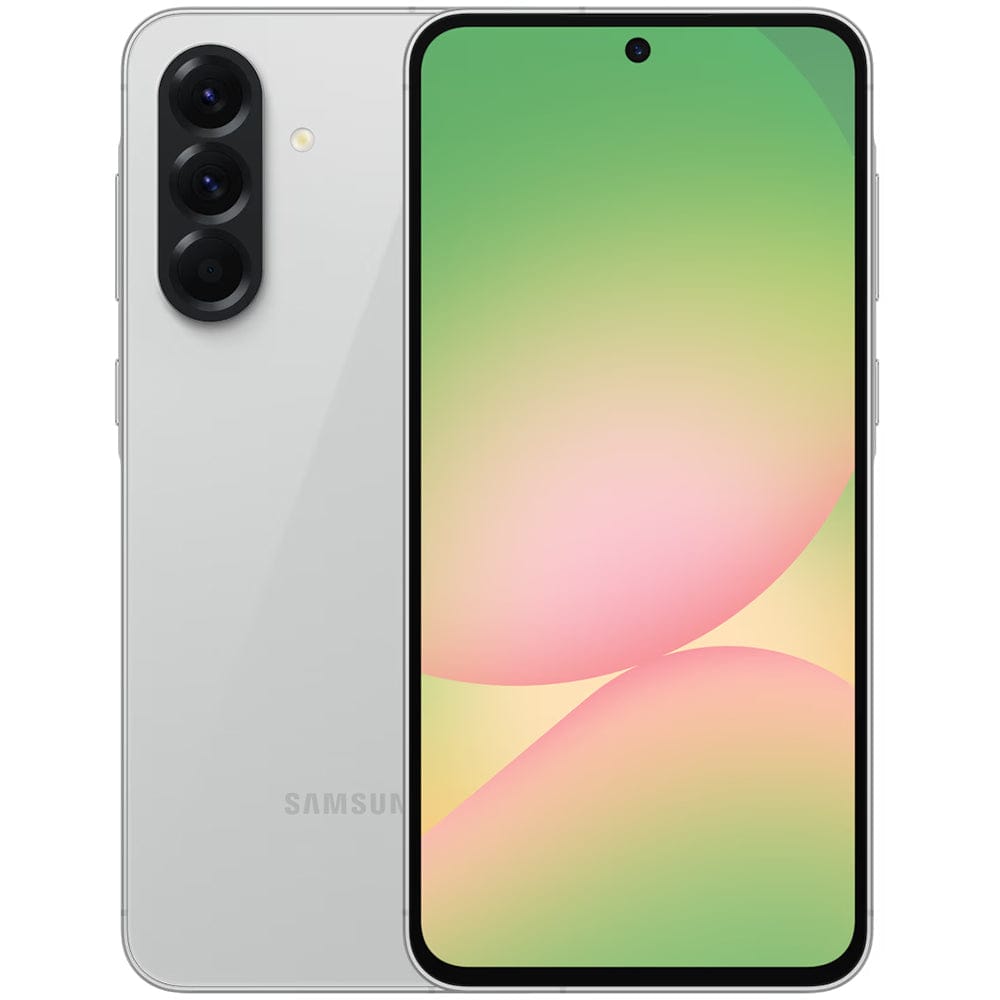 Samsung Galaxy A56 (A5660 Dual SIM 8GB RAM 256GB 5G) smartphone featuring a sleek premium design, vibrant AMOLED display, 256GB storage, advanced multi-camera system, long-lasting battery life, and fast 5G connectivity for everyday productivity, entertainment, gaming, and mobile photography.